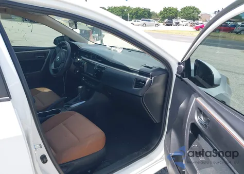 2016 Toyota Corolla Le z USA, uszkodzony, nr VIN 2T1BURHEXGC580388